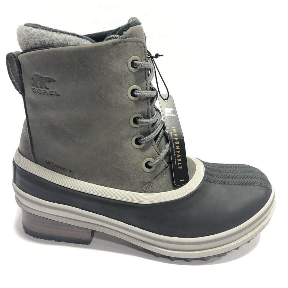 Sorel Women’s Slimpack III Lace, Quarry Winter Boots, Size 8M